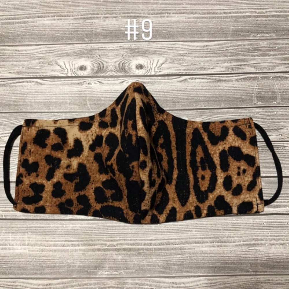 Leopard face mask